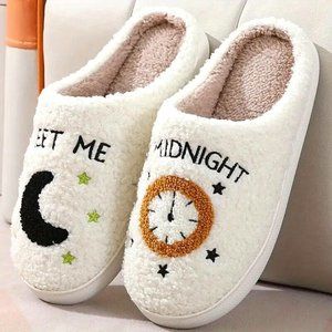 T.Swift Theme Song Slipper( Meet Me At Midnight)Logo Slip on Size 5.5 To 10.5